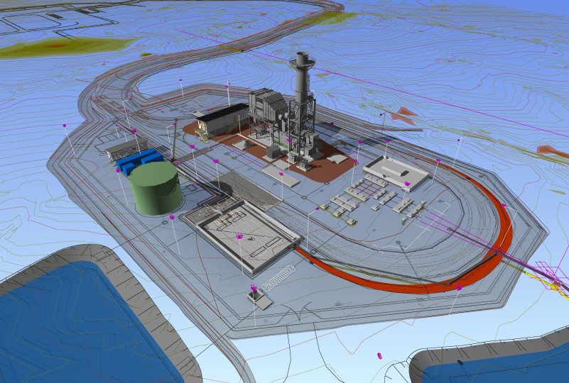 Power Stn model